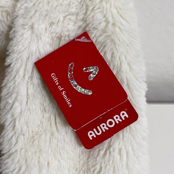 Aurora World Lopsie Wopsie Bunny Rabbit Plush Green Floral 9" w/ TAG - Picture 8 of 12